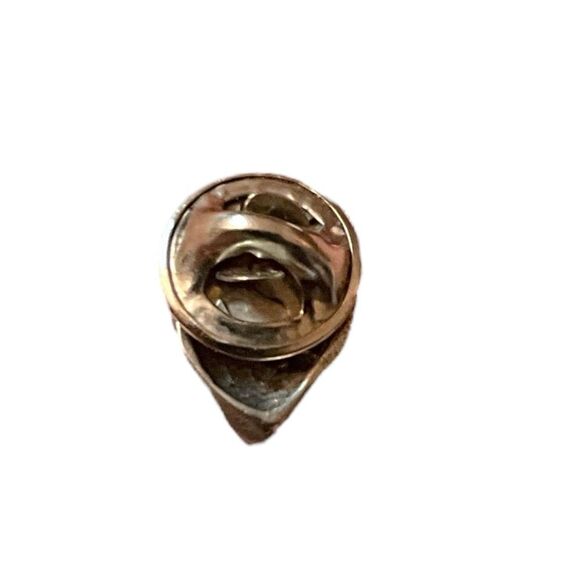Alien Head Silver Tone Tack Pin Tie Tack Jacket Pin - Picture 5 of 5